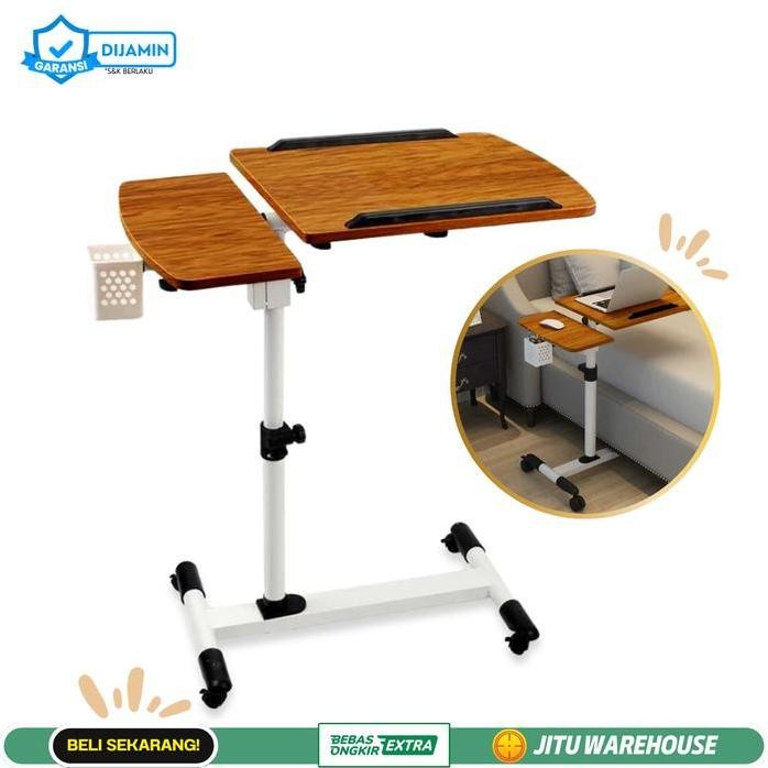

Terlaris Meja Lipat Putar Samping Tempat Tidur Sofa Bed Side Desk Telescopic