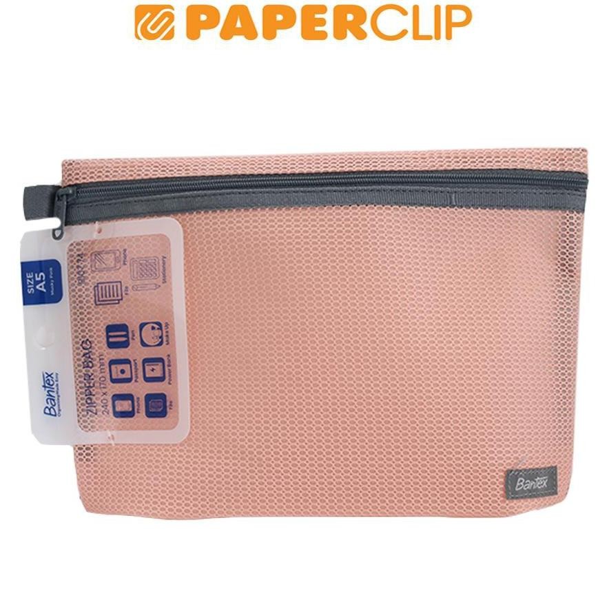 

LINDU ZIPPER BAG BANTEX 8107 74 A5 MUSKY PINK