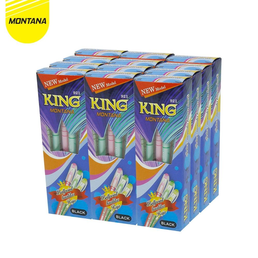 

MONTANA Pulpen Pena 0.7mm Ballpoint Pen Alat Tulis 921King-Gross