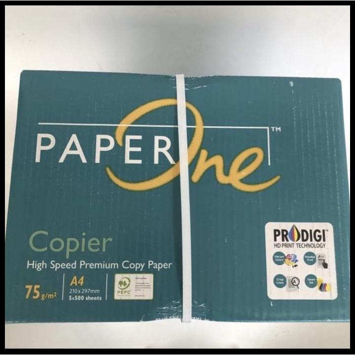 

Terlaris Paper One A4 75 Gram Fotocopy/1 Box/ Khusus Gojek Atau Grab Express Good Quality