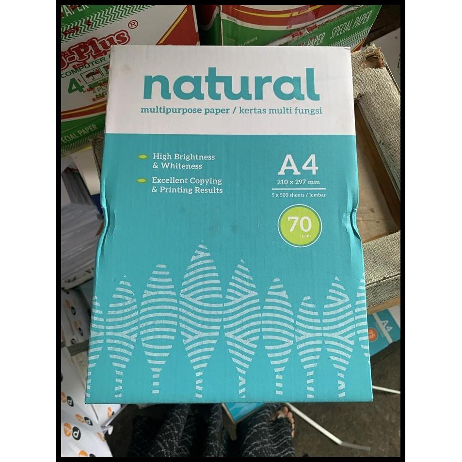 

Terlaris Kertas Hvs 70Gram A4 Merk Natural Good Quality