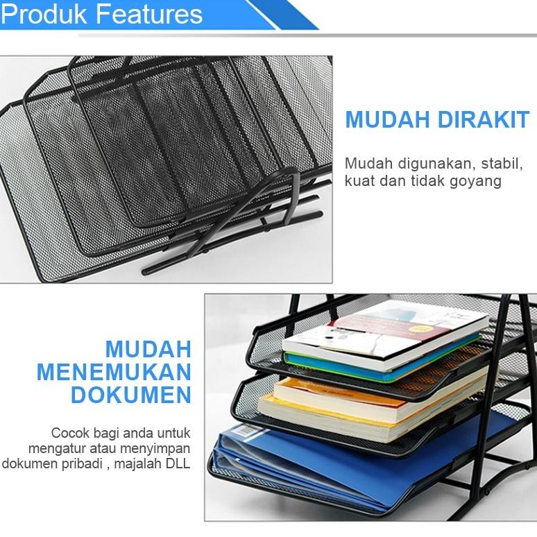 

Terbaru Dvc-78 Ew-45 Rak Kertas Dokumen Surat 5 Susun Paper Document Letter Tray Tier Berkualitas Berkualitas Terbaru