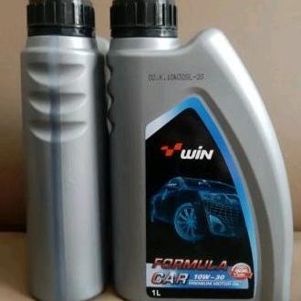 TERLARIS Oli Win Formula Car 10W30 Api SL (1L)/Pelumas Mesin Bensin Win 10W-30/10-W30 (1 Liter) Siap