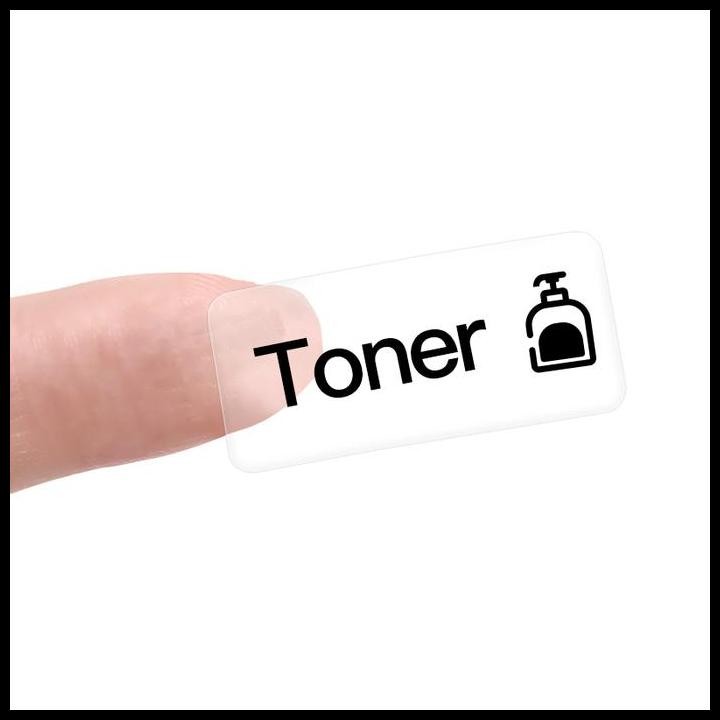 

Terlaris Thermal Label Sticker Niimbot D11 / D110 Refill Label - Transparent Good Quality