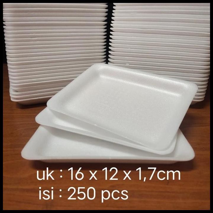 

Terlaris Foam Tray Tr 4 - Styrofoam Tray Buah Tr4 - Isi 250Lbr (16X12X1, 7Cm) Good Quality