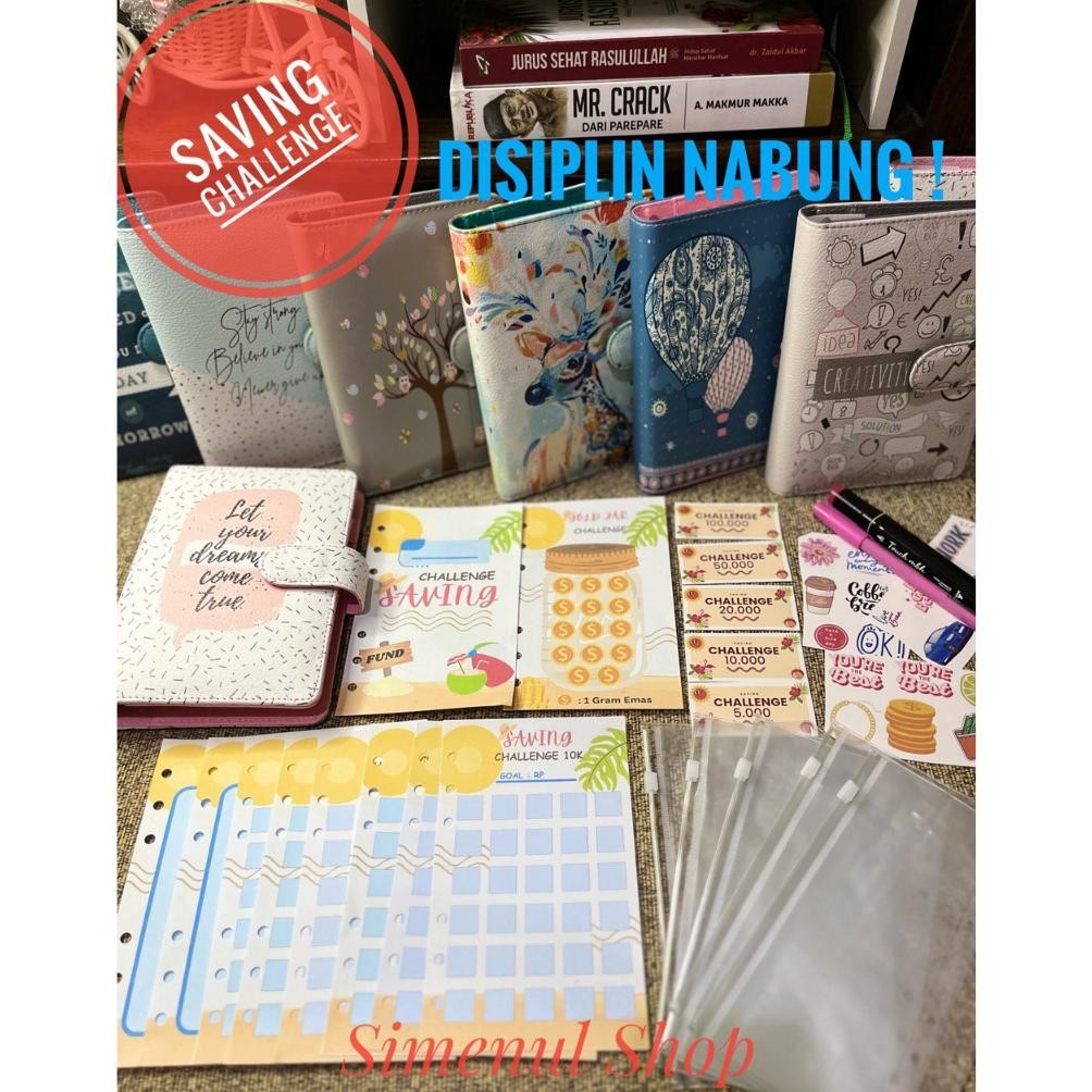 

Fg-87 Dg-4 Paling Murah!!! A6 Binder Keuangan / Money Binder / Paket Saving Challenge / Disiplin Keuangan / Zipper / Ziplock Termurah Berkualitas