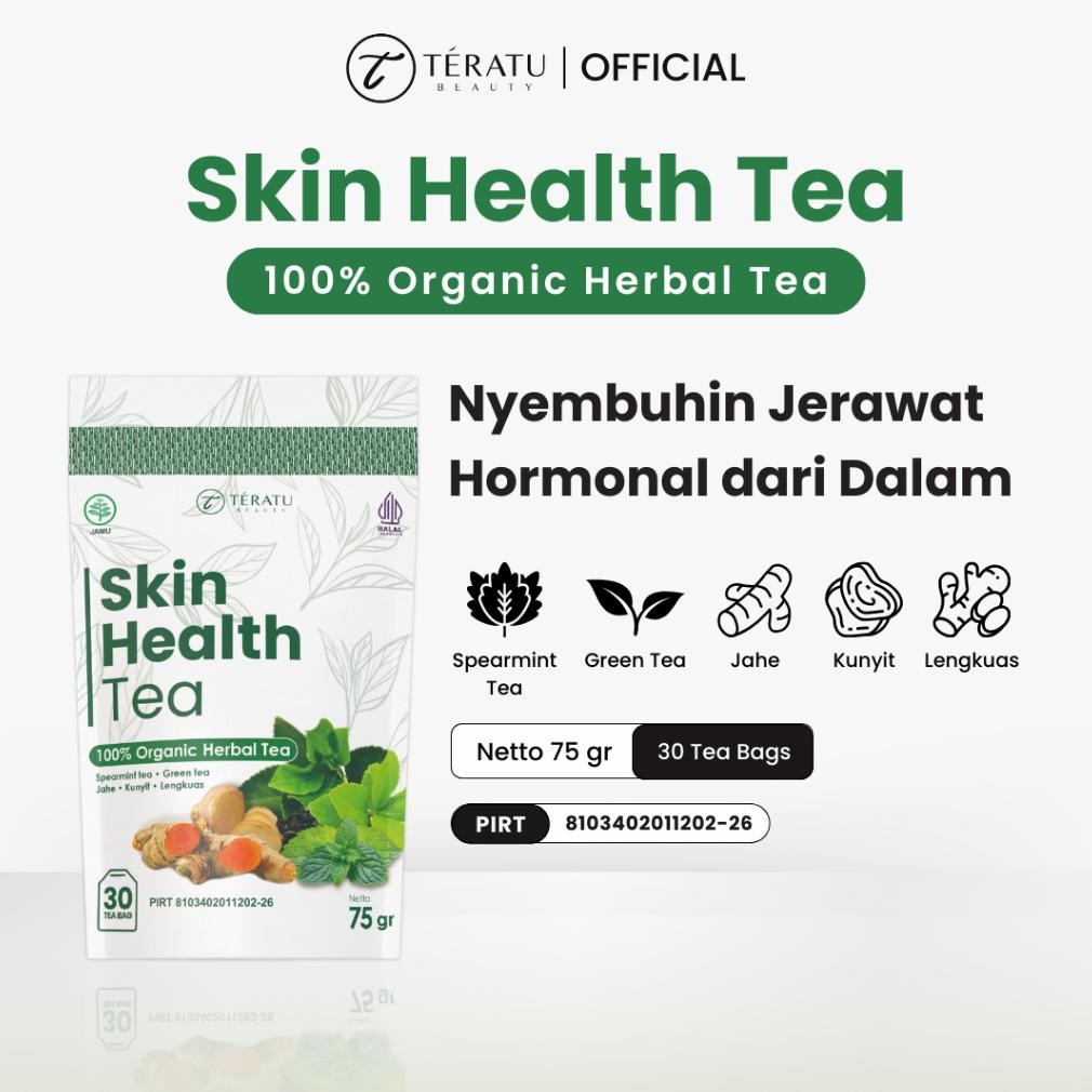 

Paling dicari TERATU BEAUTY Skin Health Tea - 30 Tea Bag (Teh Herbal Spearmint untuk Jerawat Hormon dan PCOS)