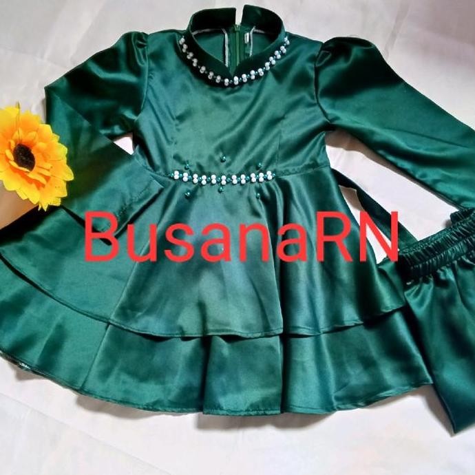 Tersedia Sabrina kids/satu set baju + rok anak usia 3-12 tahun/Baju kurung anak perempuan