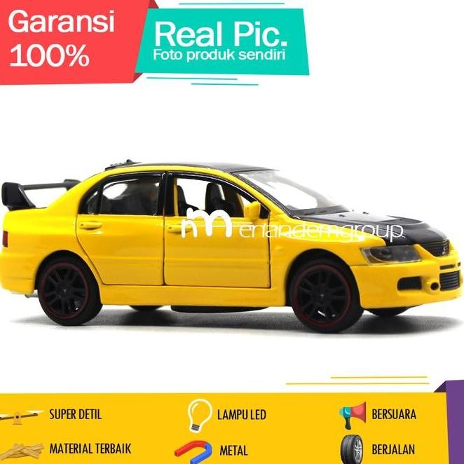 Diecast Miniatur Mobil Metal Mainan Mitsubishi Lancer Evolution IX
