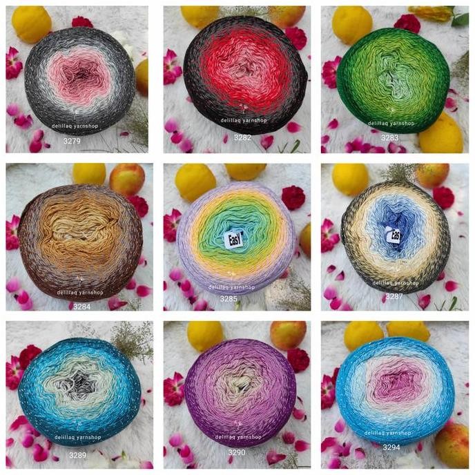 TERBARU - Benang Rajut Impor Yarnart Flowers Moonlight Tiga