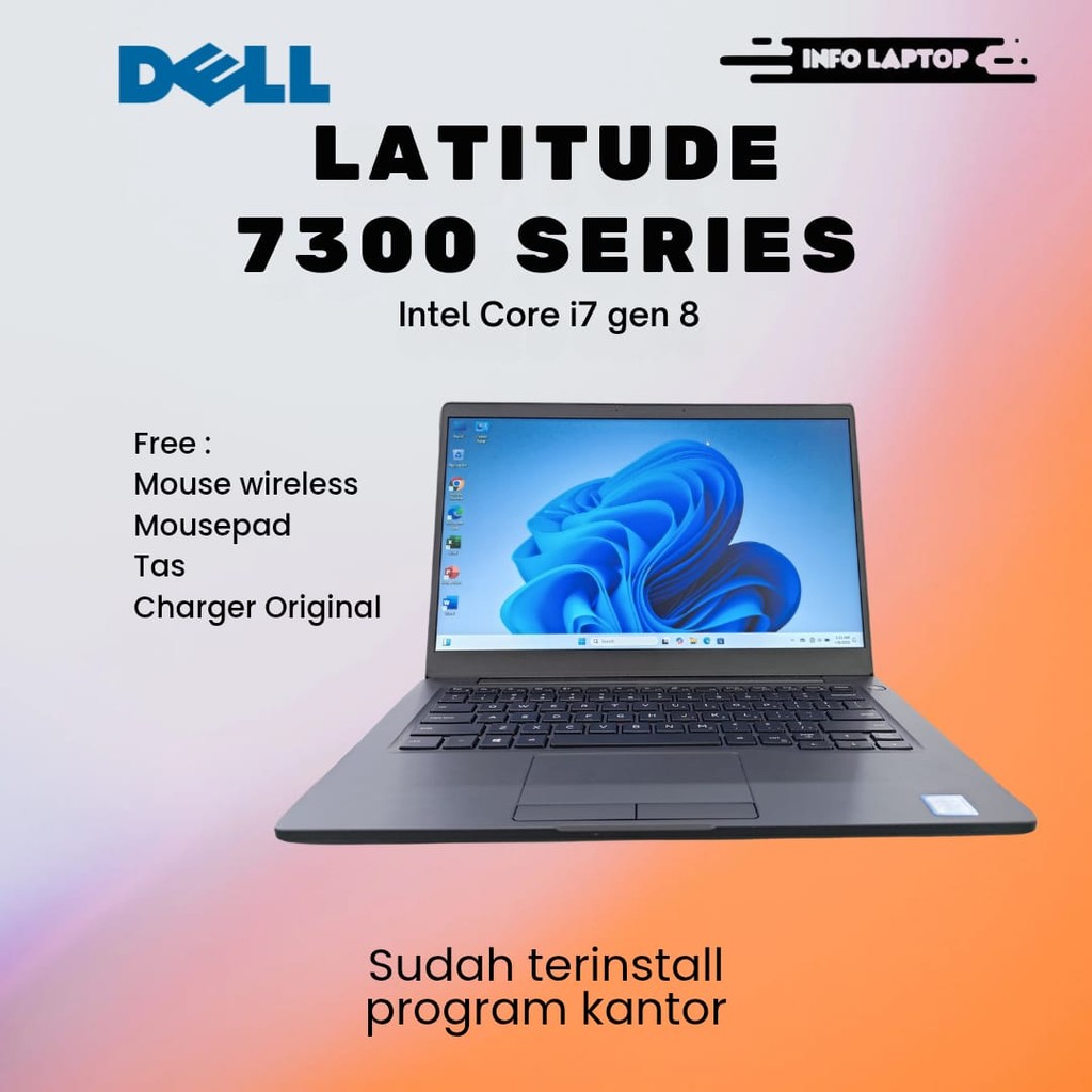 LAPTOP DELL LATITUDE 7300 I7GEN8 SECOND