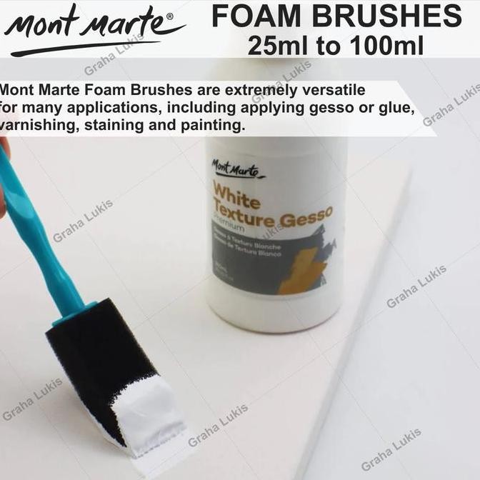 

ready !!! Mont Marte Foam Hobby Brush