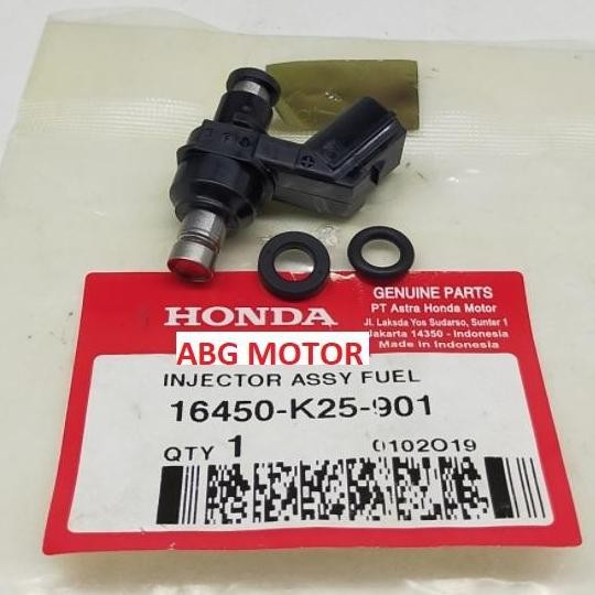 TERBARU - INJEKTOR INJECTOR ASSY FUEL HONDA BEAT FI INJEKSI 2013 K25 ORIGINAL