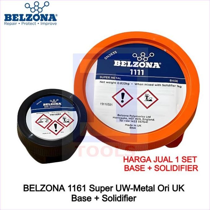 Miliki Belzona 1161 Super Uw-Metal Ori Uk Base + Solidifier