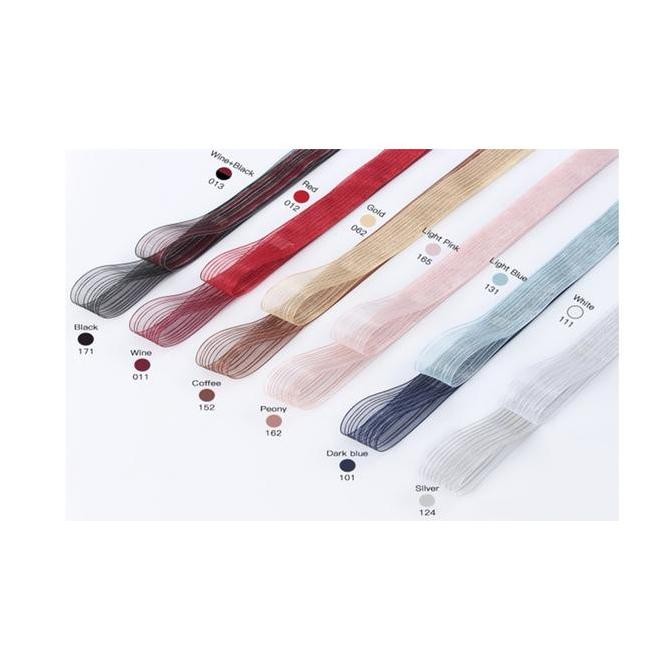 

ready Pita Organdy Motif Garis Semi Transparent IMPORT QUALITY