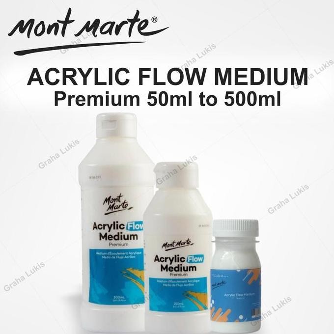 

ready !!! Mont Marte Flow Acrylic Medium