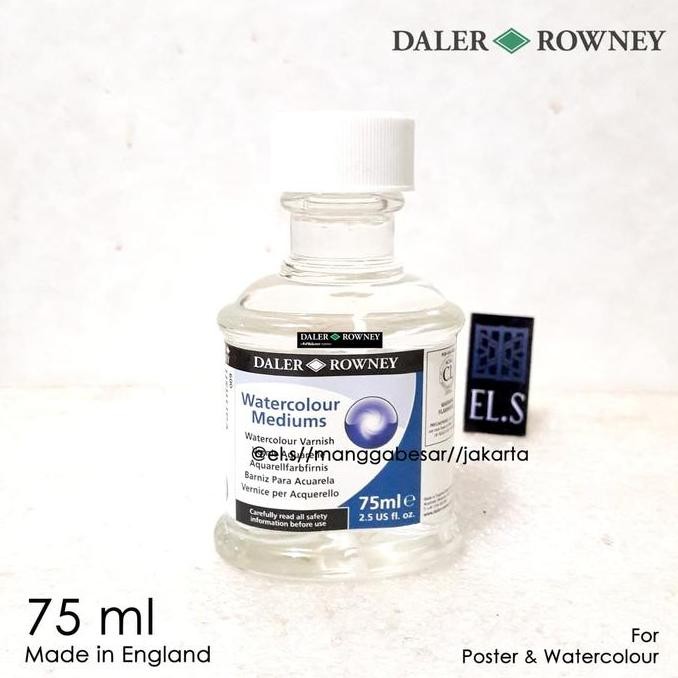 

ready !!! Daler Rowney Watercolour Varnish 75 ml