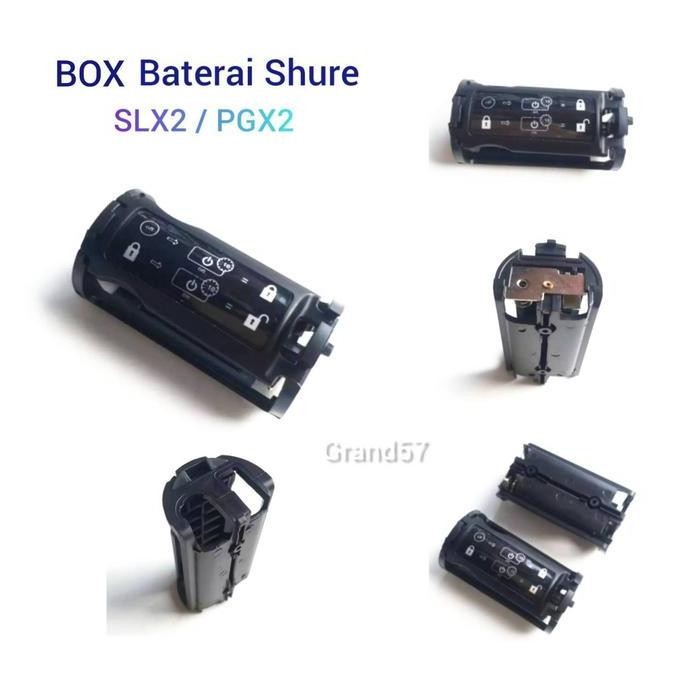 Terjangkau Case Box Kotak Tempat Casing Baterai Mic Mikrofon Shure Slx2 Pgx2