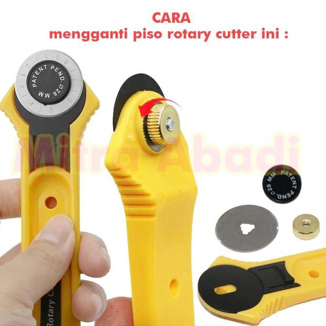

ROTARY CUTTER / PISAU PUTAR PEMOTONG KAIN