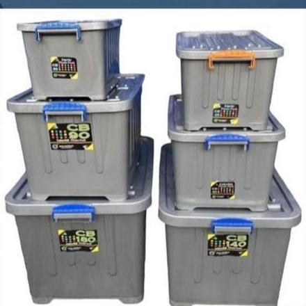 Miliki Mpw Box Container/Kontener Box Cb 180 Liter Silver Mpw