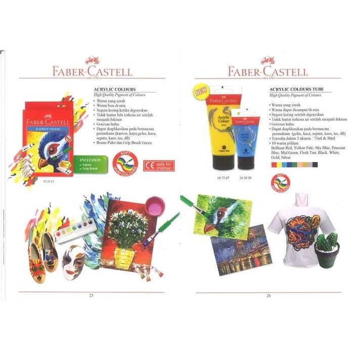 

ready !!! Cat Acrylic Faber Castell 75 ml (besar)