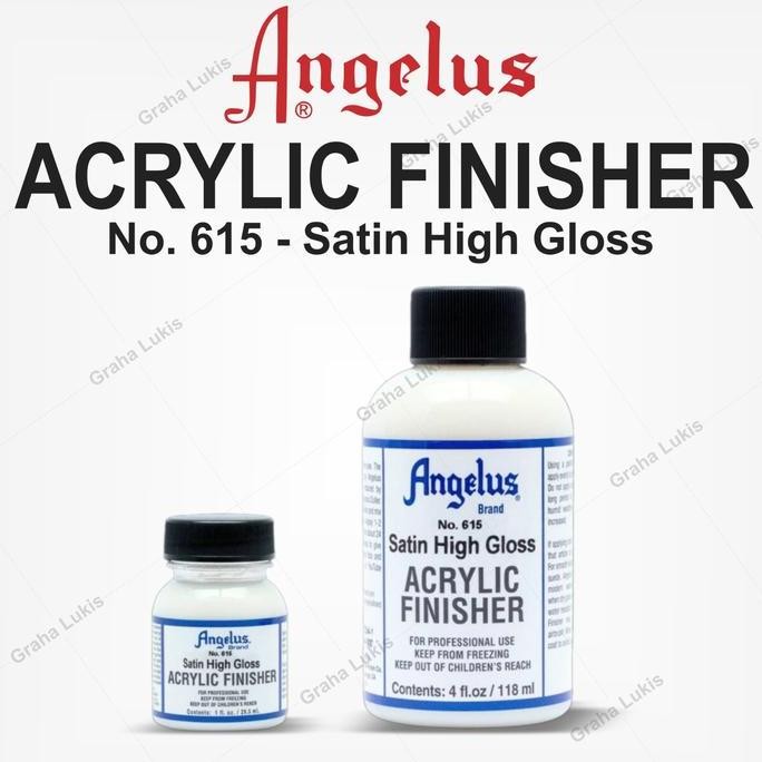 

ready !!! Angelus Satin no 615 High Gloss Acrylic Finisher 4 fl.oz - 1oz