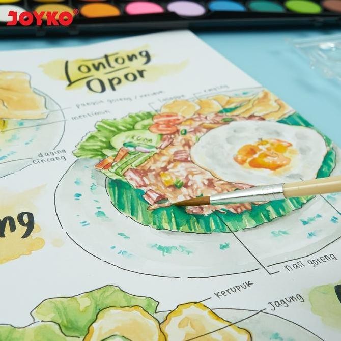 

ready !!! Watercolor Set Cat Air Joyko WC-3-12
