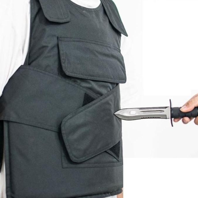 TERBARU - Rompi Anti Potong Anti Pisau Anti Tusuk ; 20 Lapis kain Anti Tusuk