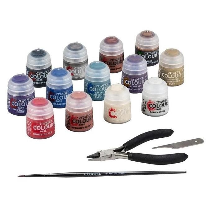 

ready !!! Warhammer 40K: Paints + Tools Set (10th edition!)