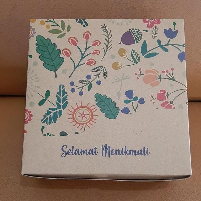 

ISI 50 DUS SNACK / DUS KUE KRAFT BUNGA UKURAN 12X12 12X14 12X16