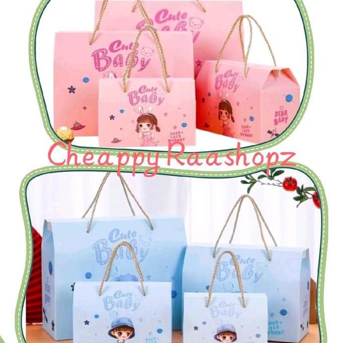 

ready 5pcs XL Xtra Large Box Baby Box Souvenir Ultah Box Snack Ulang Tahun Anak Box Bingkisan anak box kado ultah anak dus souvenir anak Goodie Bag Anak Goodie Bag Birthday Box Hari Anak Box serba guna Kotak Snack Dus Snack