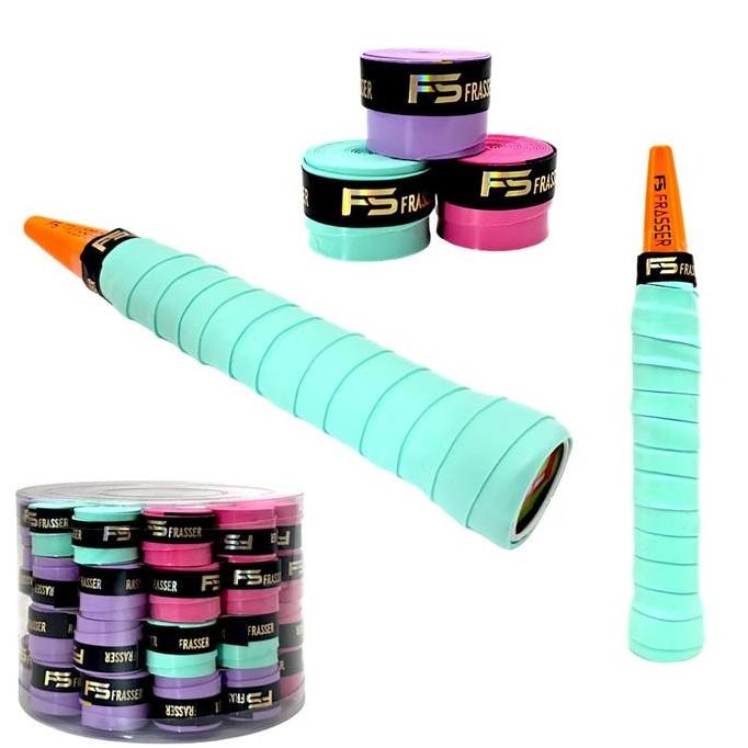 FRASSER GRIP RAKET BADMINTON FRASSER KARET POLOS PUTIH
