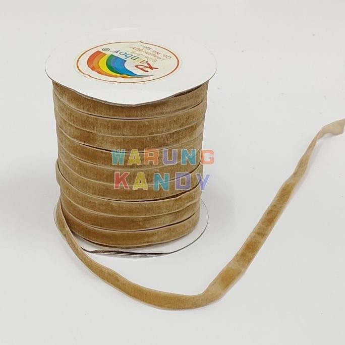 

ready Pita Bludru 1Cm Roll 45 Meter - 3/8 Inch Velvet