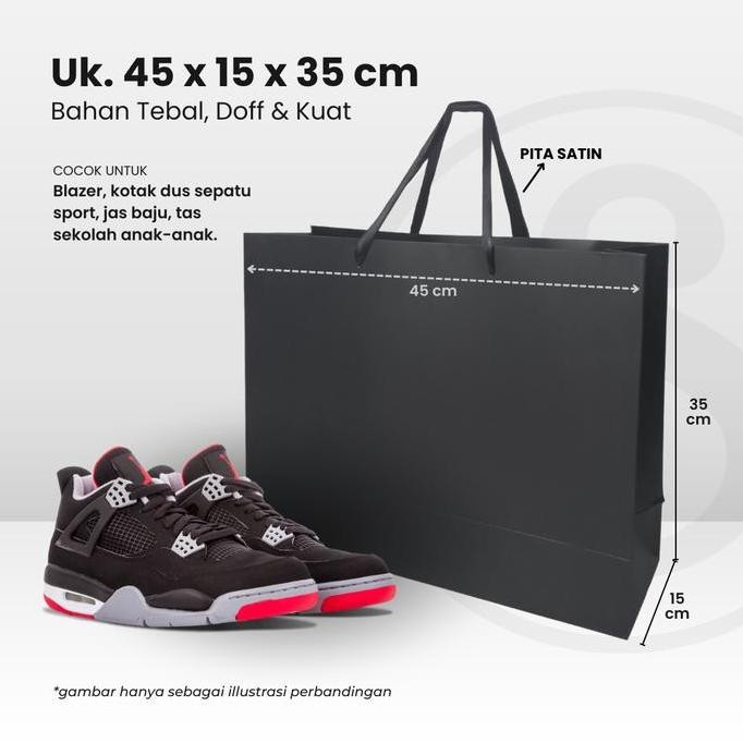 

ready Premium Paperbag JUMBO/Kantong kado uk. P45 x L15 x T35 cm
