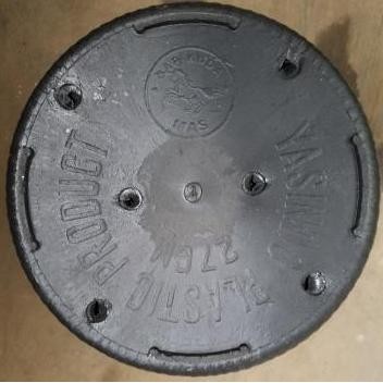 baru Pot bunga / pot KARET 42 hitam [POT KARET LEBIH KUAT DRI POT PLASTIK]