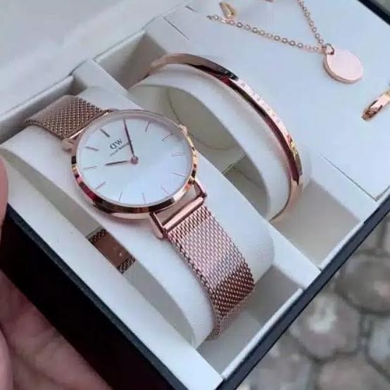 Bayar Di Tempat Jam Tangan Fashion Wd 01 Kz Petitie Melrose Paket Acc Box R Bag