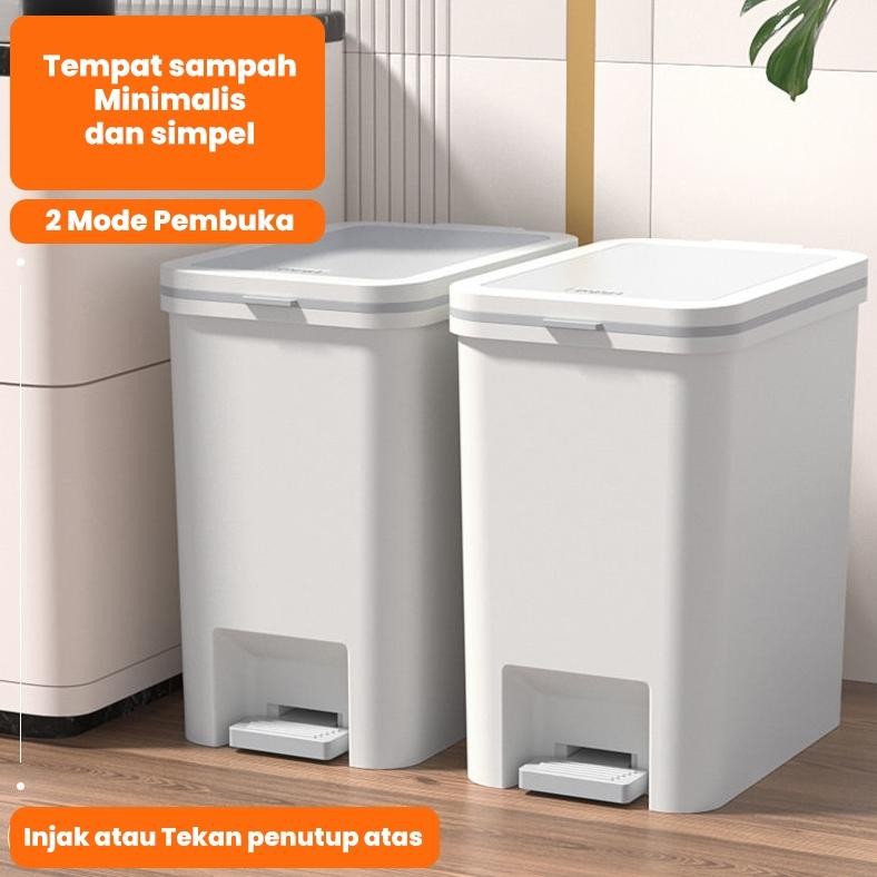 HJK Greenland Tempat Sampah Injak Tempat Sampah Dapur Tempat Sampah Kamar Tempat Sampah Kamar Mandi 