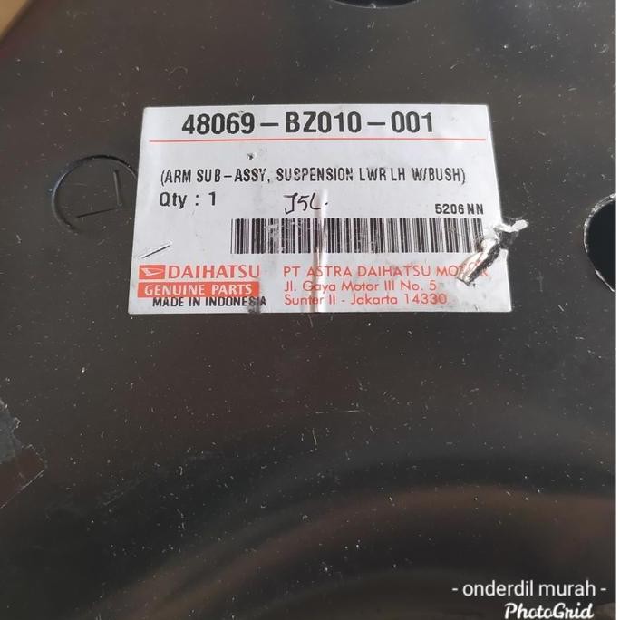 . Lower arm avanza-xenia 2004-2010 ORIGINAL