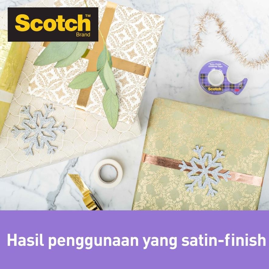 

Tchome Scotch 15 Gift-Wrap Tape with Dispenser solatip isolasi kado