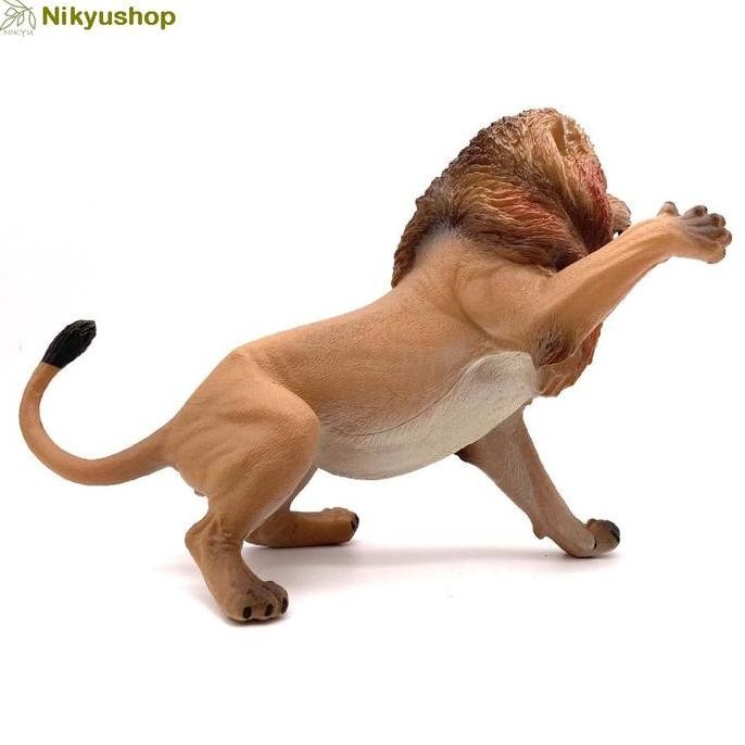 Mainan Edukasi Pajangan Animal Figure Miniatur Hewan Singa Fighting Lion TM
