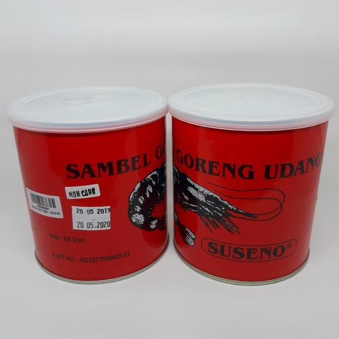 

SAMBAL GORENG UDANG GURIH SUSENO LAMPUNG 250 GR NON CABE PEDAS KALENG TF