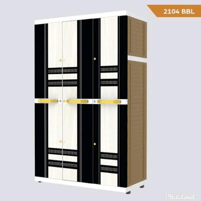 Terjangkau (Khusus Bogor) Lemari Plastik Naiba Mega Msc 2104 2204