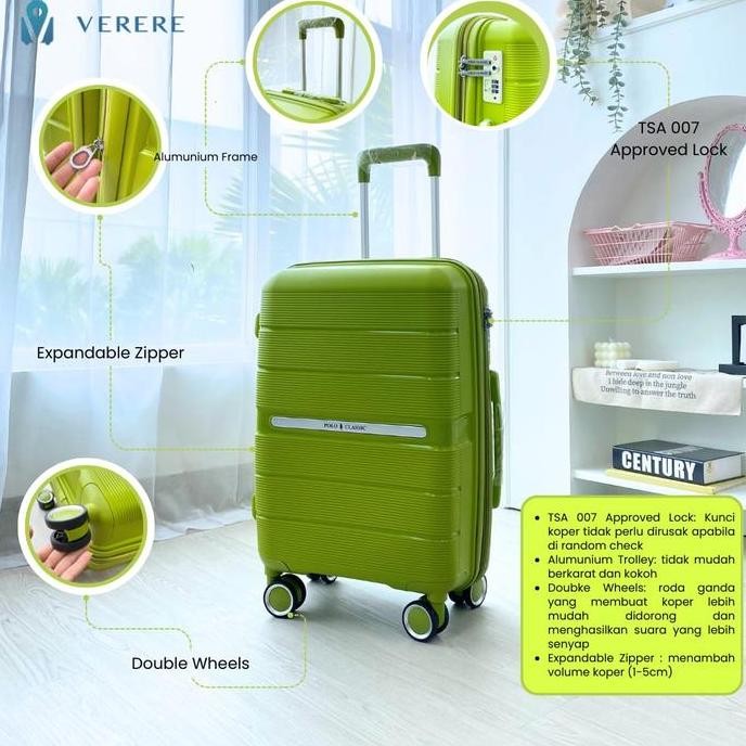 Koper Jumbo Polo Classic Size Bagasi 28 Inch Tsa Lock Expandable 10099