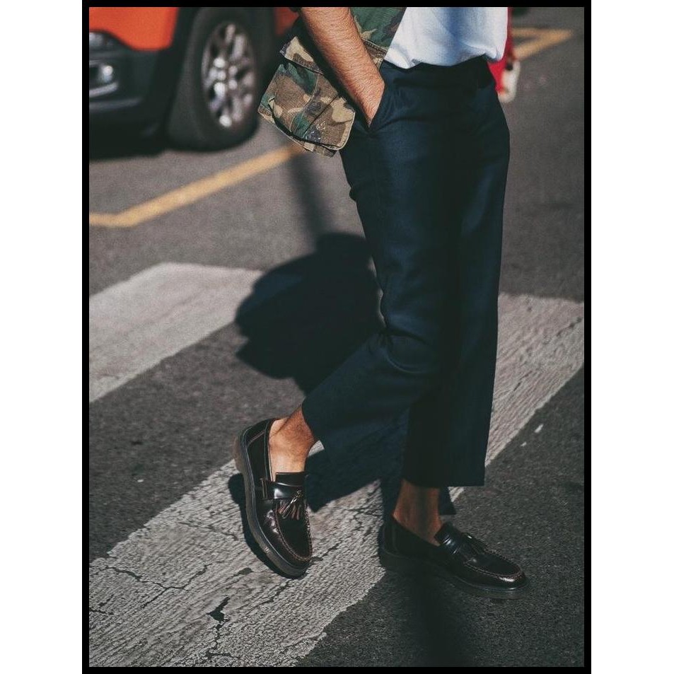 Terlaris Dr Martens Adrian Loafer Tassel Red Cherry Arcadia (Burgundy) Good Quality