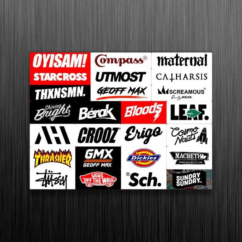 

Bisa Cod - Viral Stiker / Sticker Clothing / Jackcloth / Hypebeast Vynil Doff Jeruk Katun Cotton Combed 30S Premium Fashion Distro Cn16