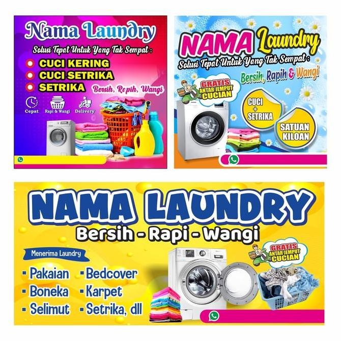 

banner laundry spanduk