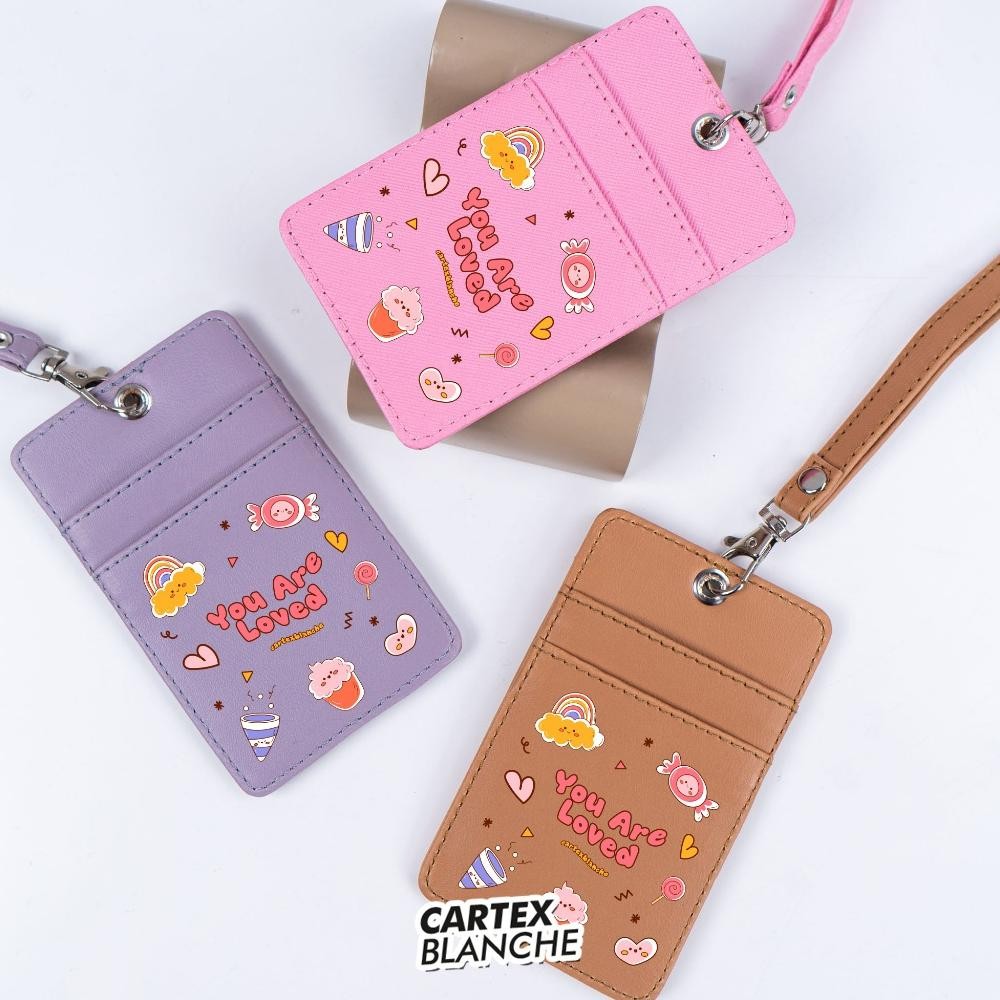 

TERMURAH Cartexblanche Loved Lanyard Card Holder Unisex Name Tag Premium Pria & Wanita Siap kirim