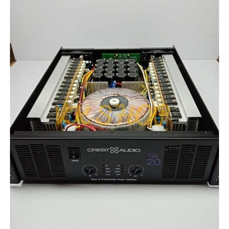 Power Amplifier Crest Audio Ca20 Amplifier Crestaudio Ca 20 New Stok