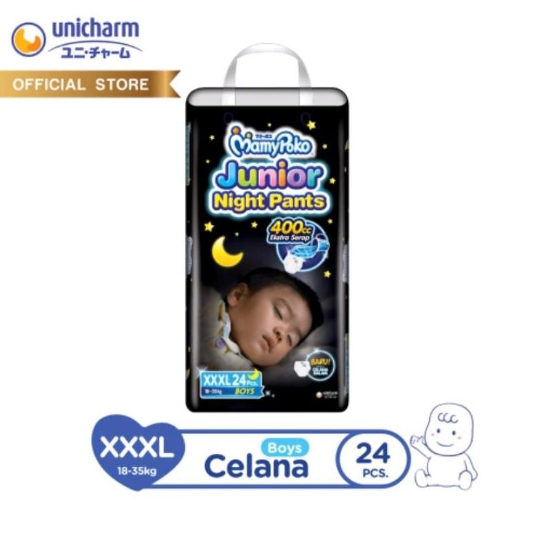 Promo Mamypoko Junior Night Pants Xxxl24 Boys / Mamypoko Junior Night Pants Xxxl24 Girls / Mamypoko 