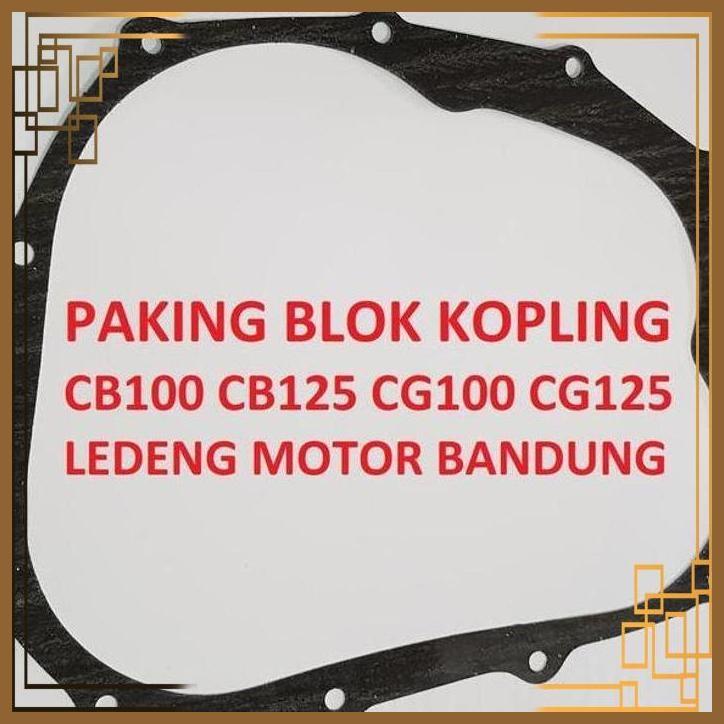 [LGM] GASKET PAKING BLOK KOPLING CB100 CB125 CG100 CG125 CB CG 100 125 LOKAL
